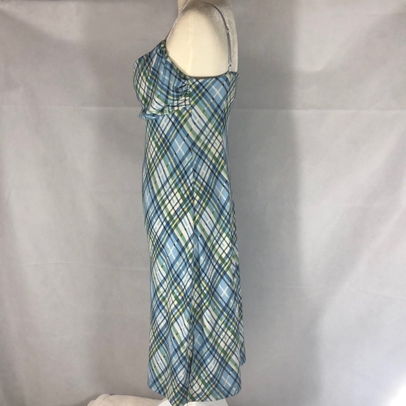 - SOLD💜💜💜💜BCBG MAXAZRIA, Size L , Midi dress, Blue color. - Picture 4 of 8